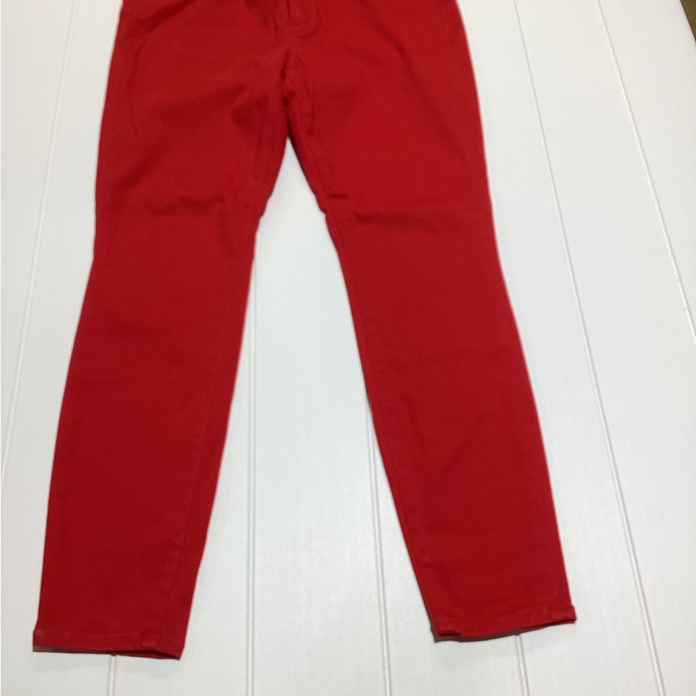 Ann Taylor LOFT Vibrant Red Leggings NWT cute and preppy